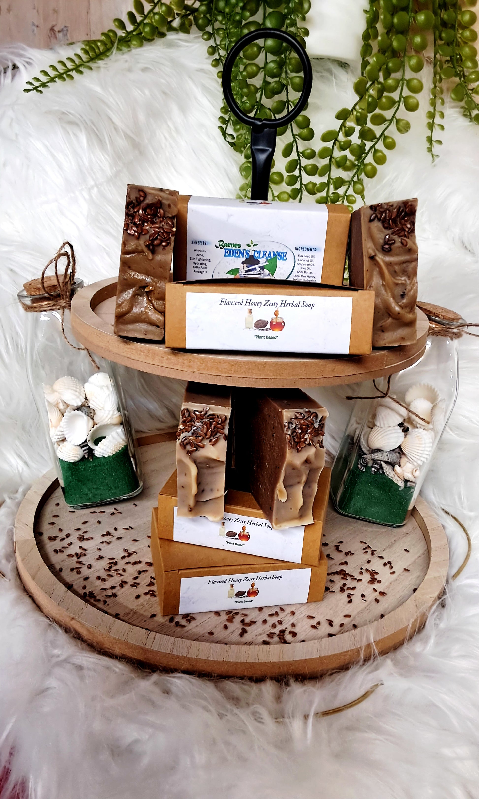 Flaxseed Honey Zesty Herbal Soap