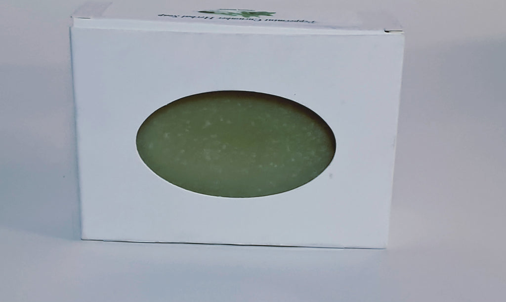 Peppermint Cucumber Herbal Soap