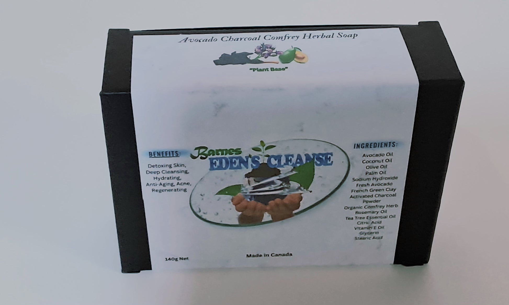 Avocado Charcoal Comfrey Herbal Soap