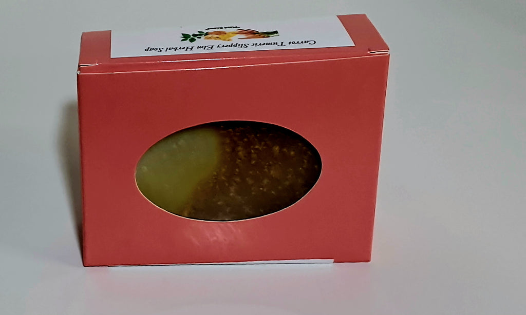Carrot Turmeric Slippery Elm Herbal Soap