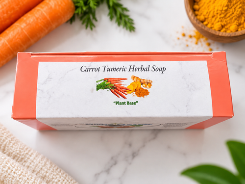 Carrot Turmeric Herbal Soap