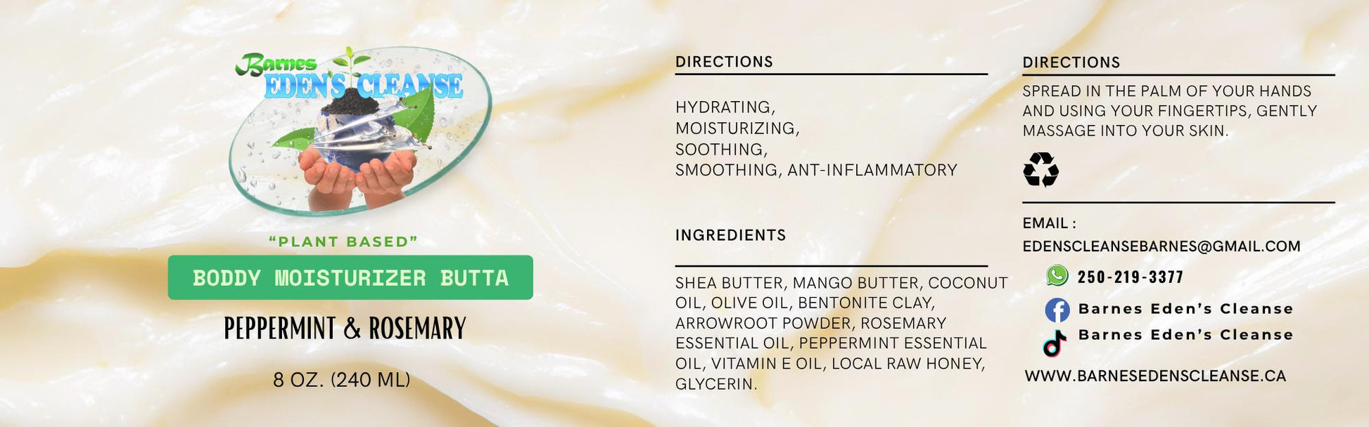 Boddy Moisturizer Butta